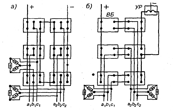 Подключение шкафов выпрямителя ТПЕД-3150-3,3