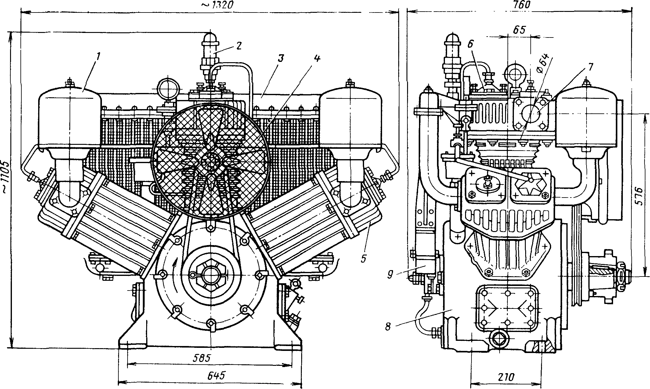 Компрессоры КТ6, КТ7, КТ6Эл