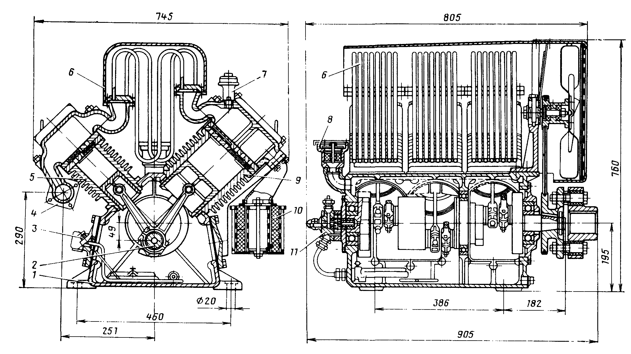 Компрессор ПК-5,25